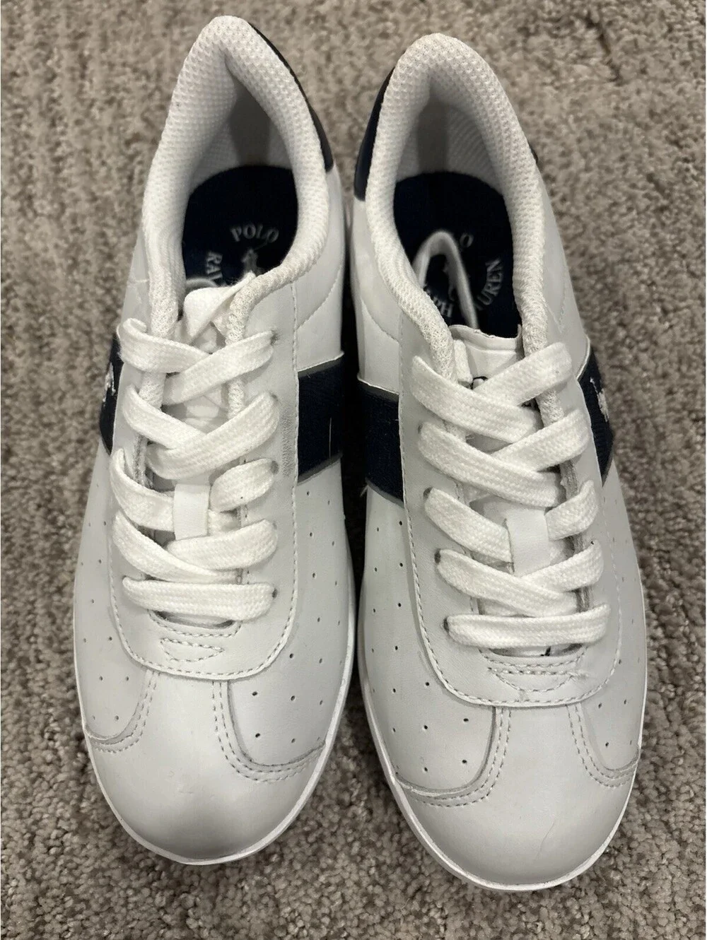Polo Ralph Lauren Boys' Polo Court Vulc Sneakers (Youth) Size 13 New
